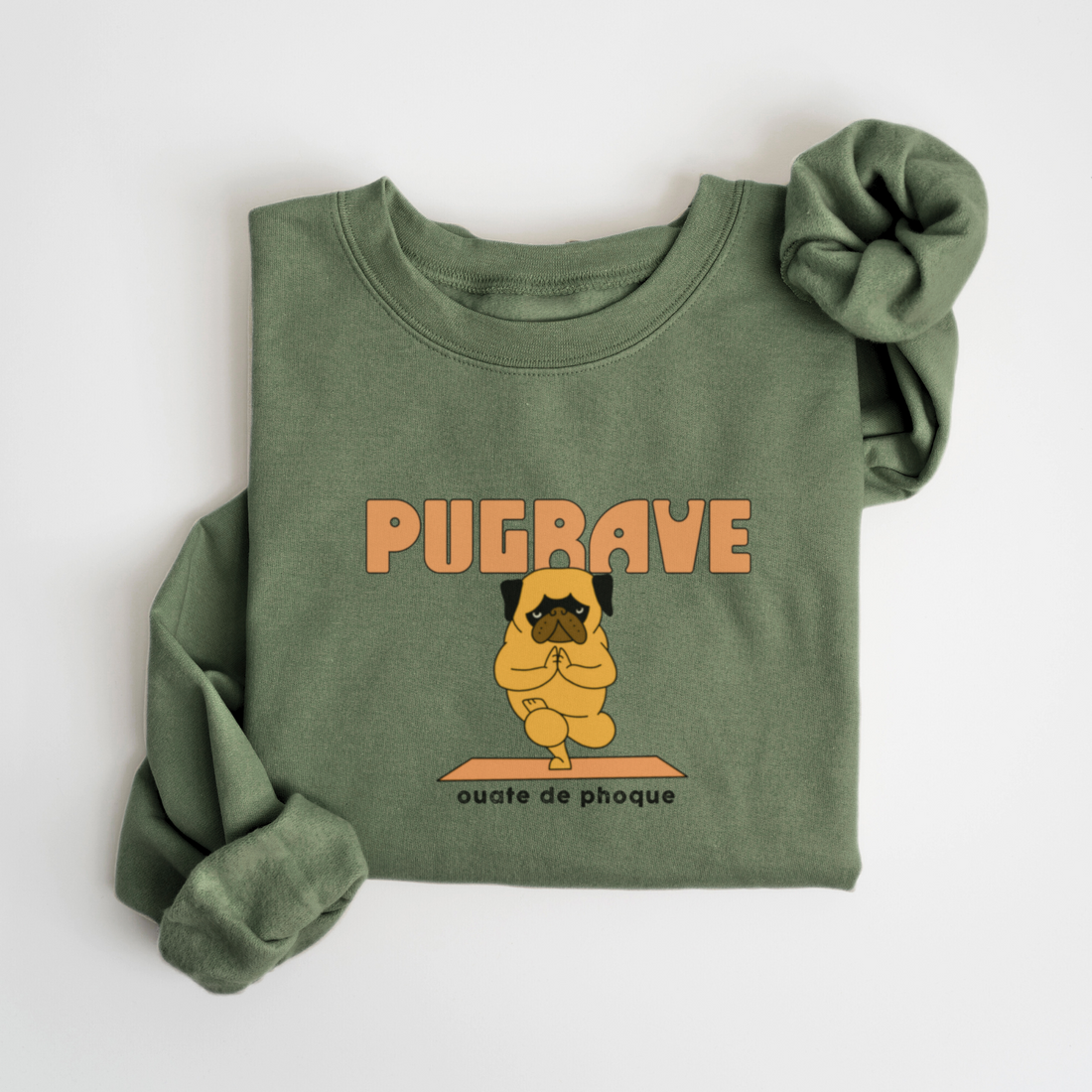 SWEATSHIRT PUGRAVE - SAUGE