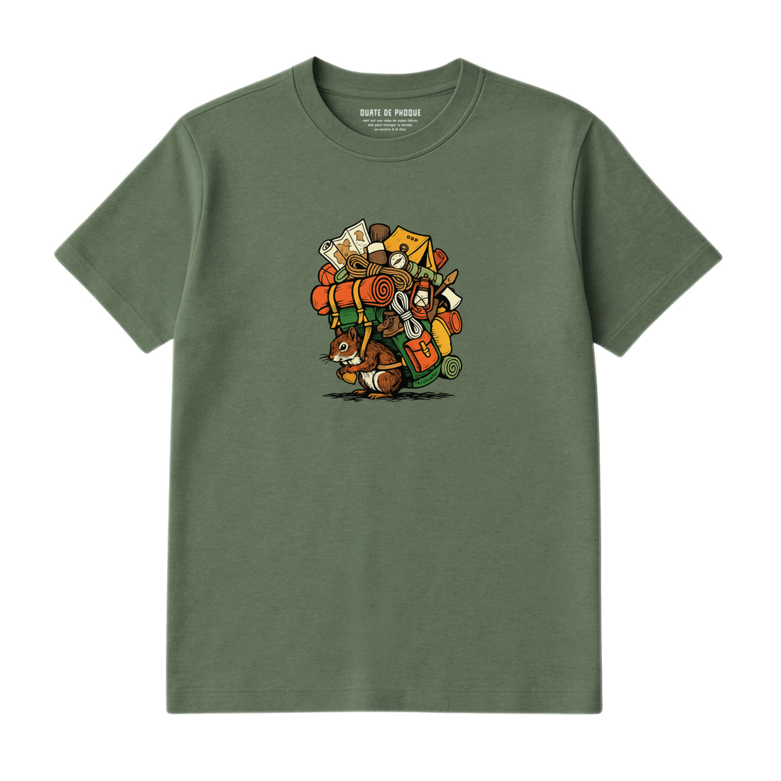 T-Shirt Écureuil Camping