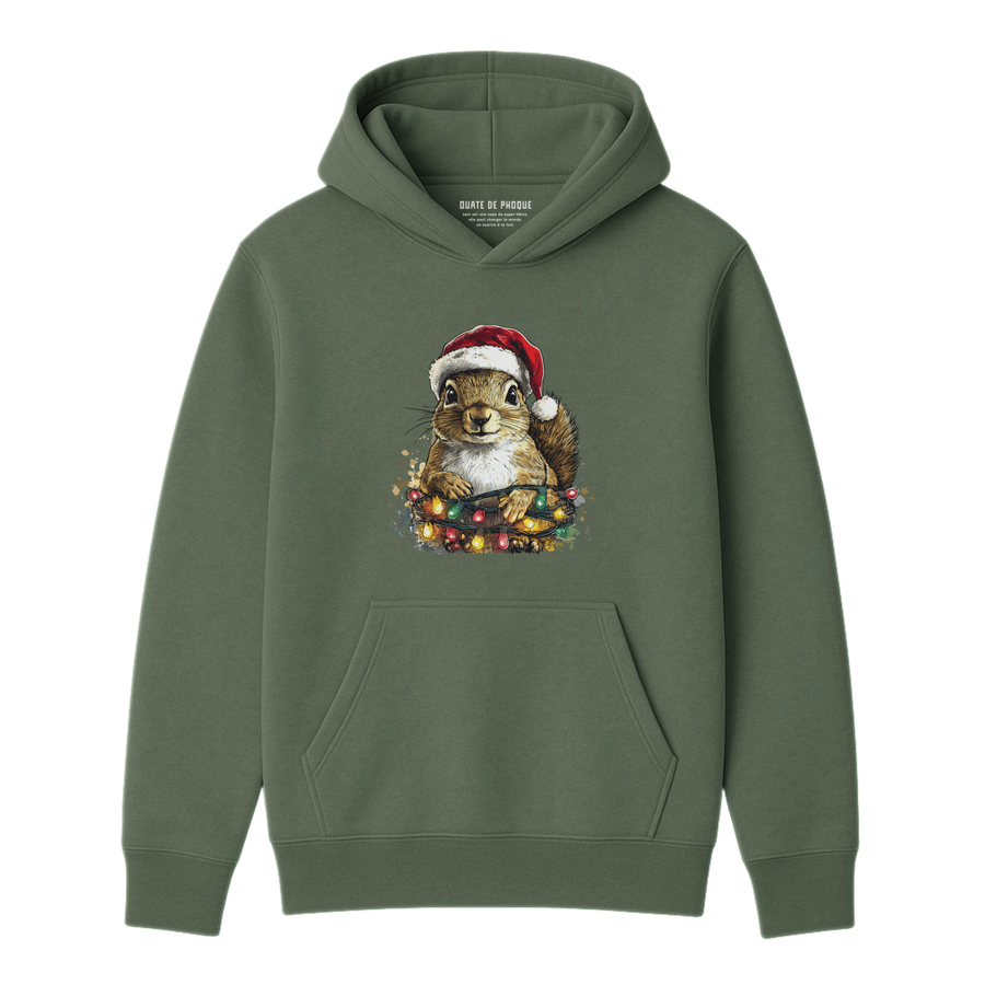 Hoodie Écureuil Noël