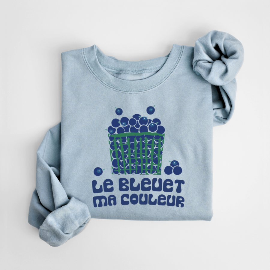 SWEATSHIRT BLEUET