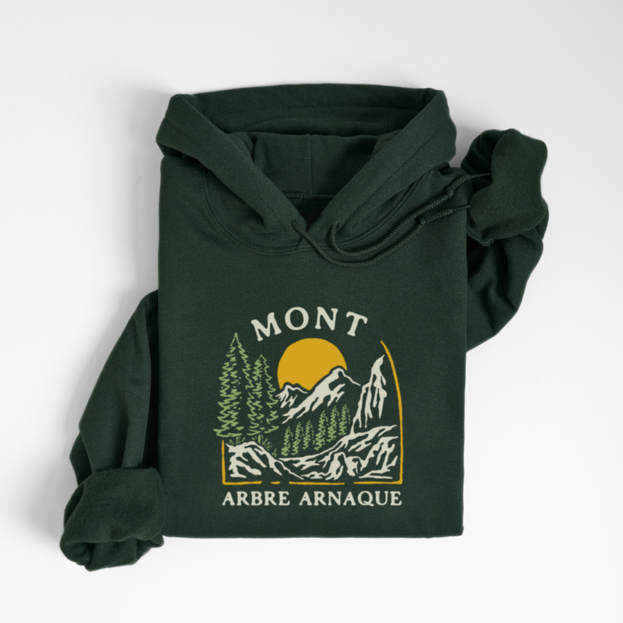 HOODIE MONT ARBRE ARNAQUE - FORÊT