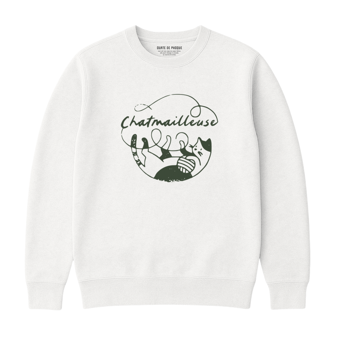 Sweatshirt Chatmailleuse