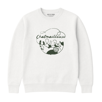 Sweatshirt Chatmailleuse