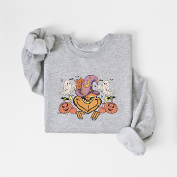 SWEATSHIRT GRINCH HALLOWEEN - ENFANT