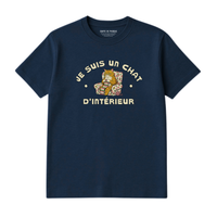 T-Shirt Chat D'intérieur