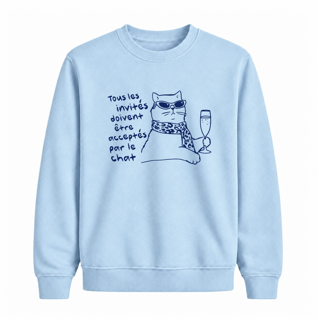 Sweatshirt Invités Chat