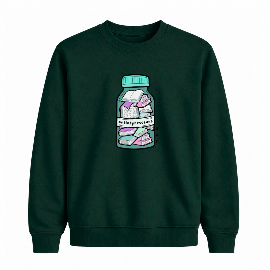 Sweatshirt Antidépresseurs Livres