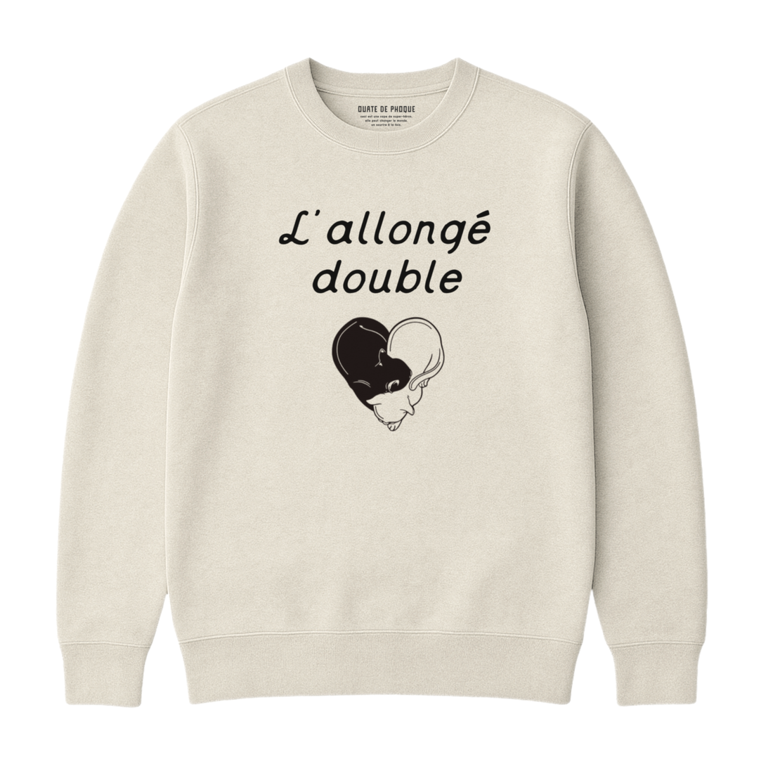 Sweatshirt Allongé Double