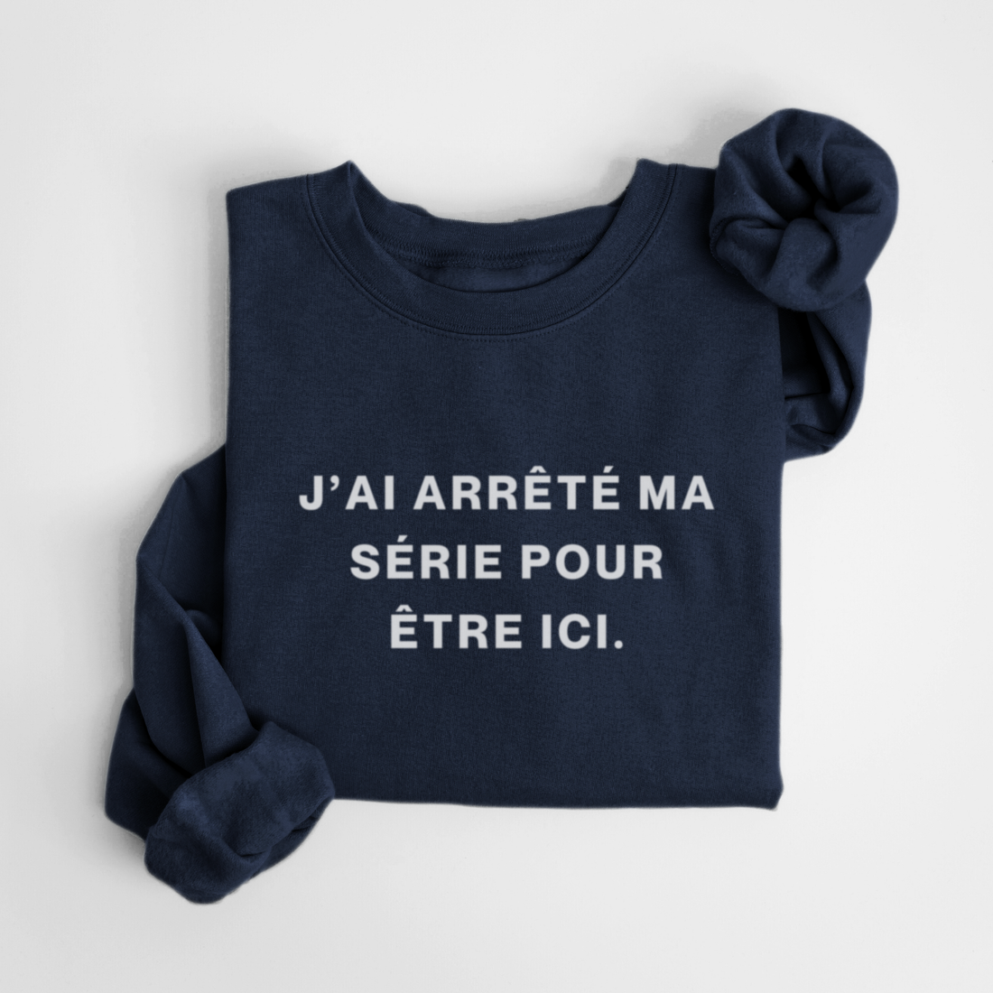 SWEATSHIRT SÉRIE - MARINE