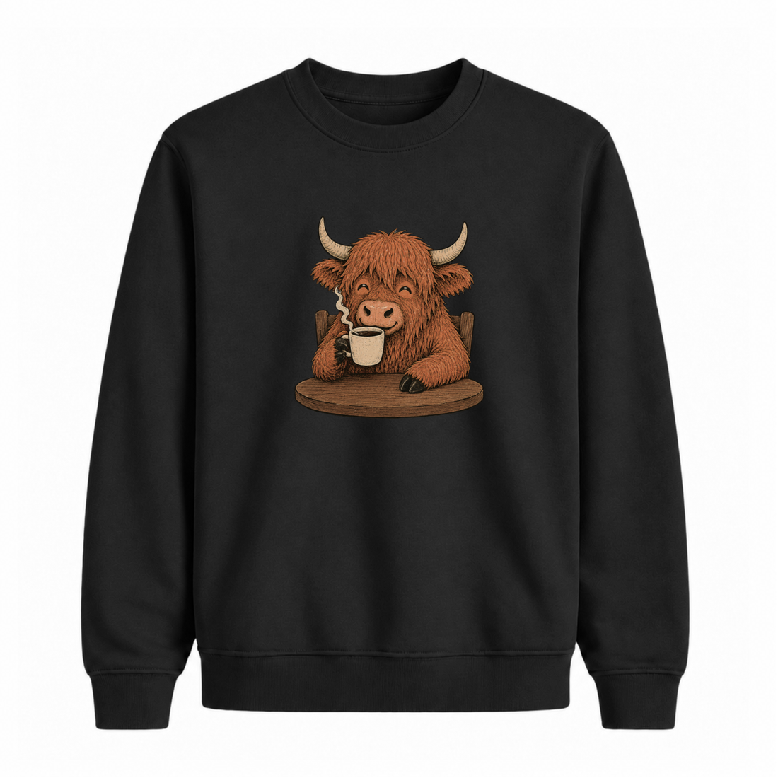 Sweatshirt Vache Café
