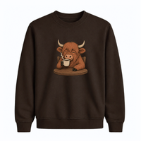 Sweatshirt Vache Café