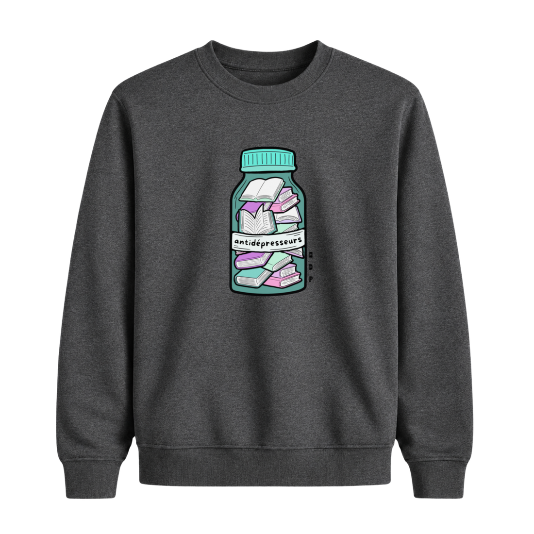 Sweatshirt Antidépresseurs Livres