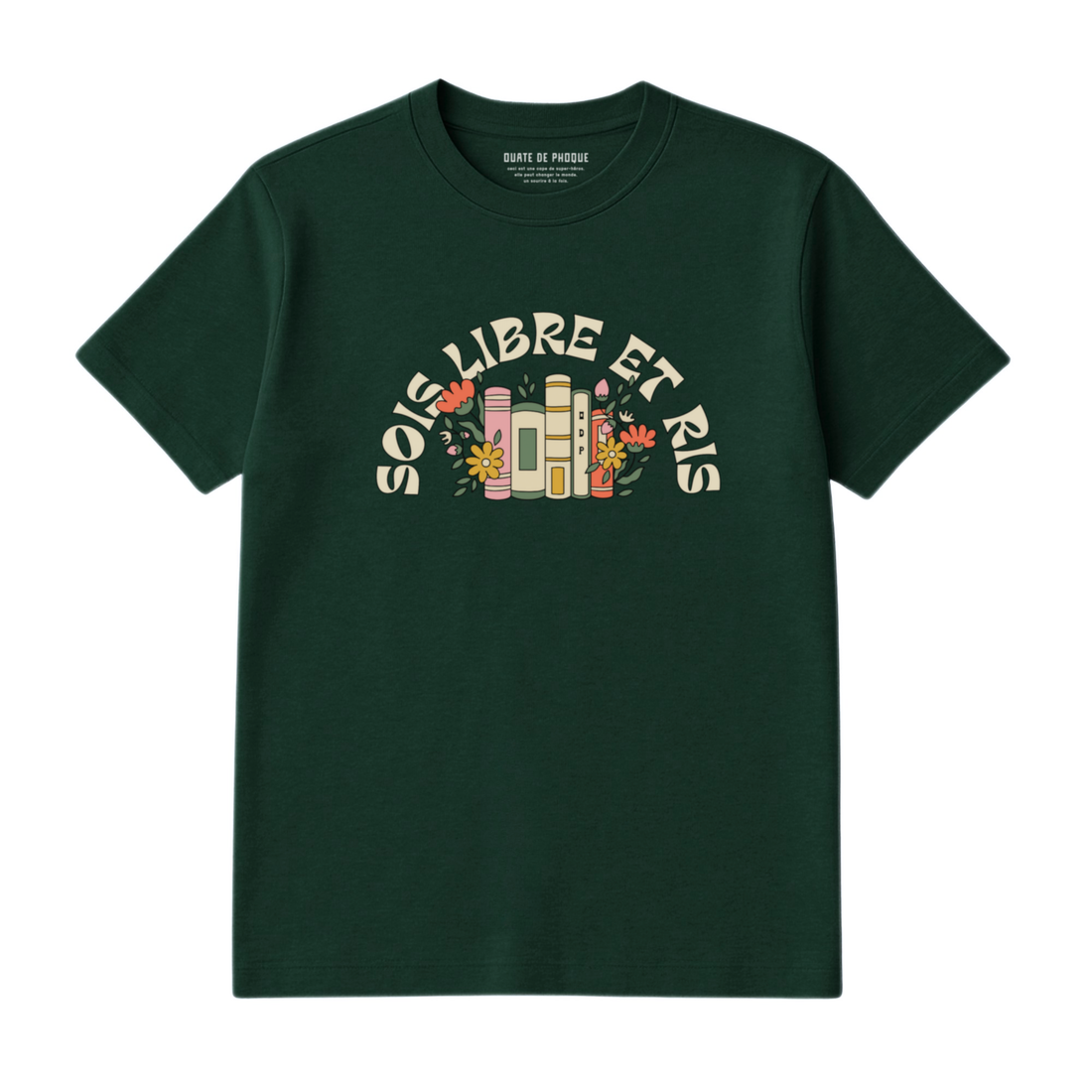 T-Shirt Libre Et Ris