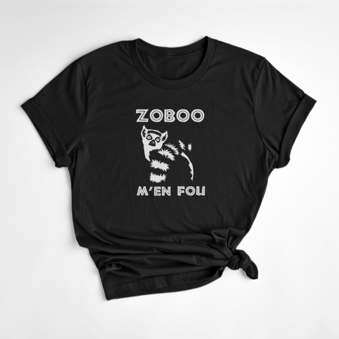 T-SHIRT ZOBOO - NOIR