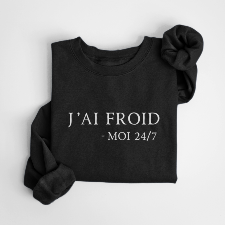 SWEATSHIRT FROID - NOIR