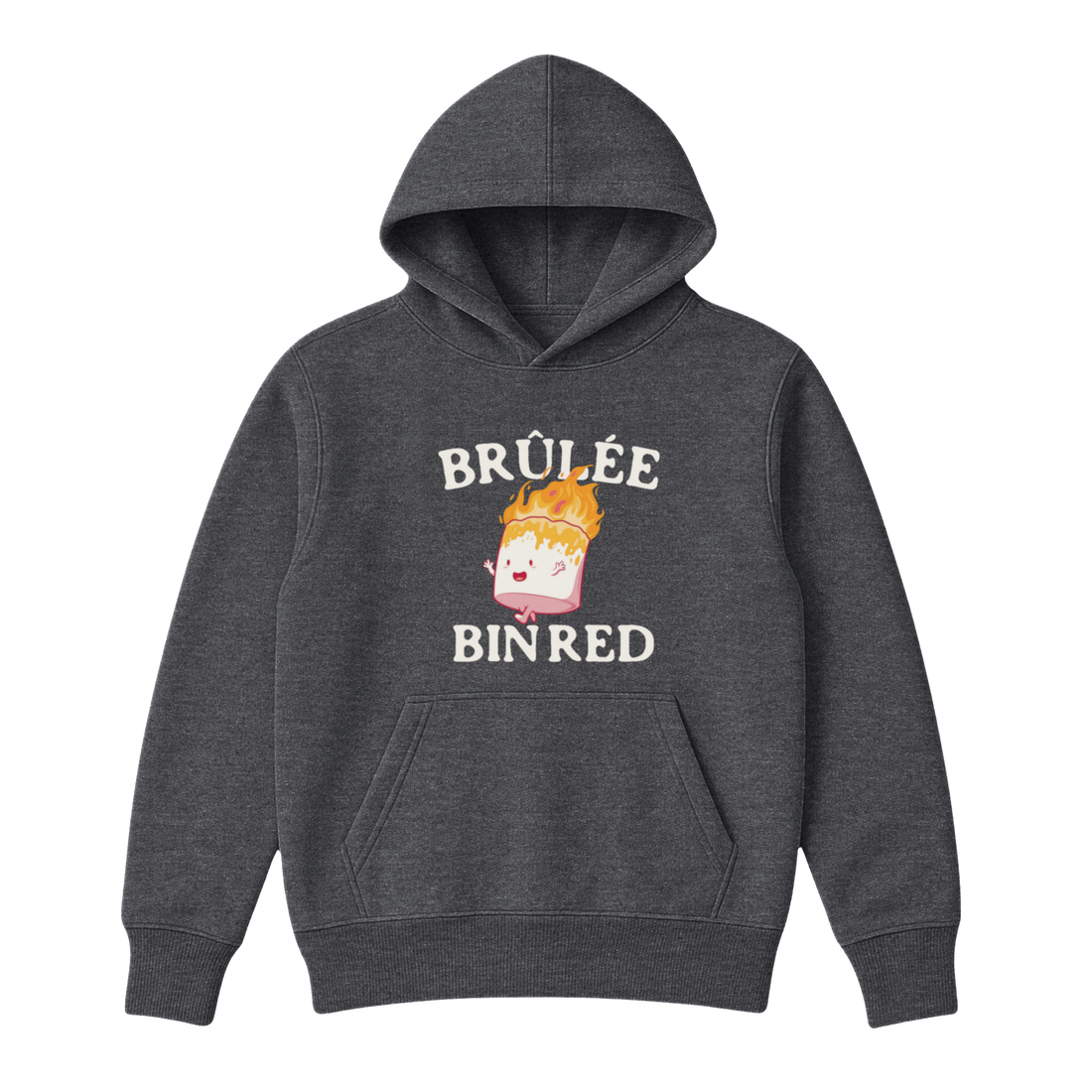 Hoodie Brûlée Bin Red