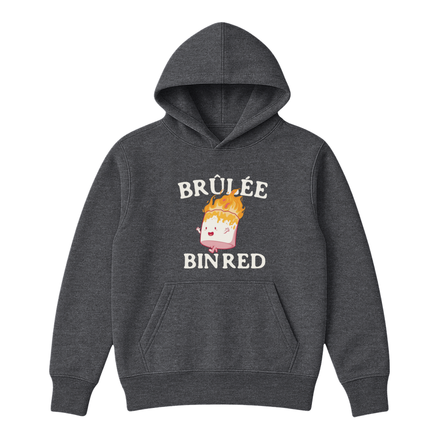 Hoodie Brûlée Bin Red