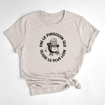 T-SHIRT PINGOUIN GLISSE