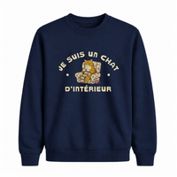 Sweatshirt Chat D'intérieur