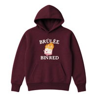 Hoodie Brûlée Bin Red