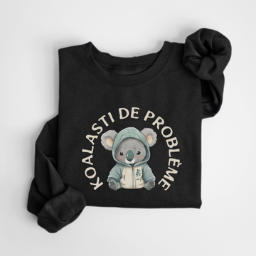 SWEATSHIRT KOALA - NOIR