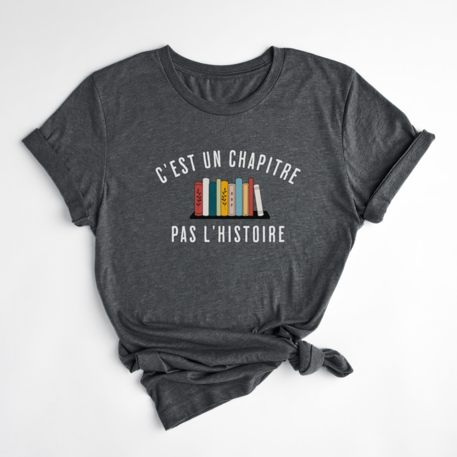 T-SHIRT PAS L'HISTOIRE - CHARBON