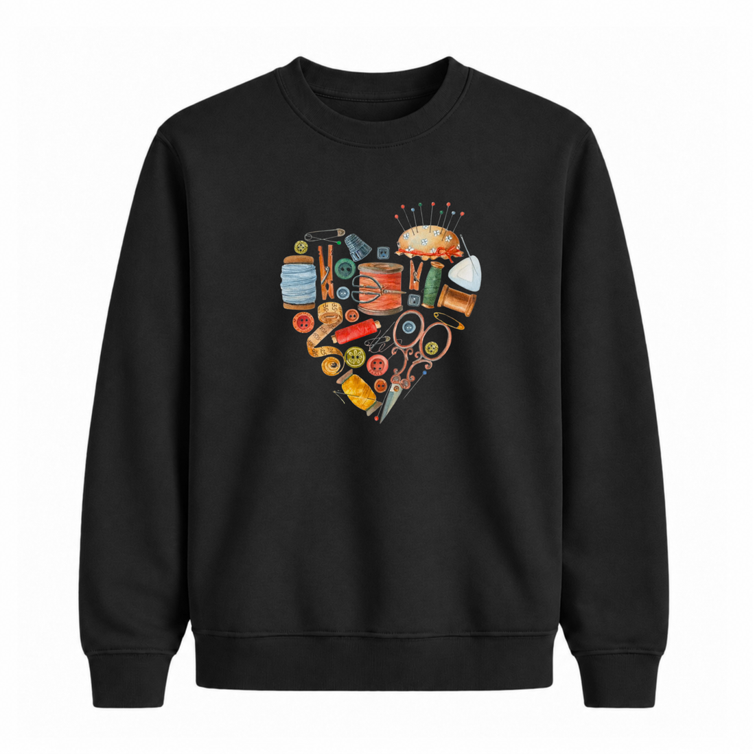 Sweatshirt Coeur Couture