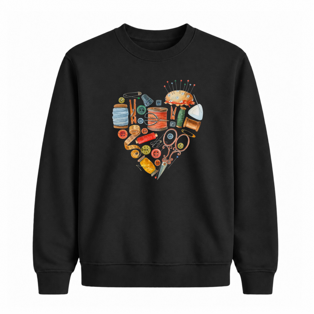Sweatshirt Coeur Couture