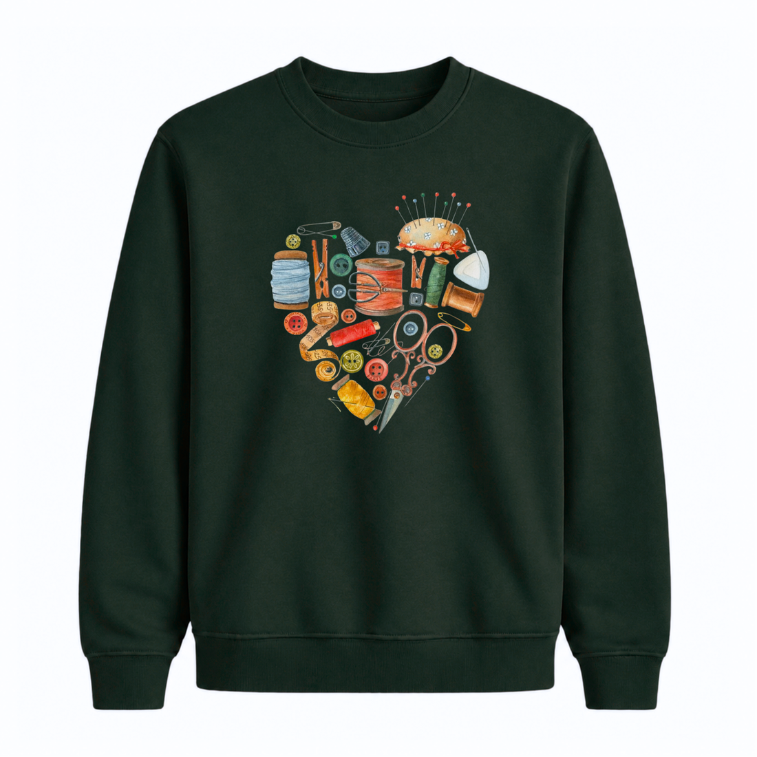 Sweatshirt Coeur Couture