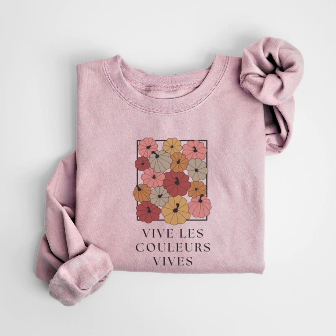 SWEATSHIRT COULEURS VIVES - FLORAL