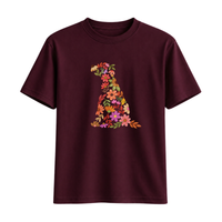 T-Shirt Chien Floral