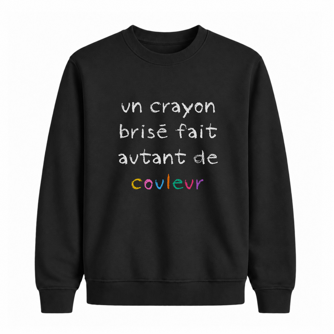 Sweatshirt Crayon Brisé