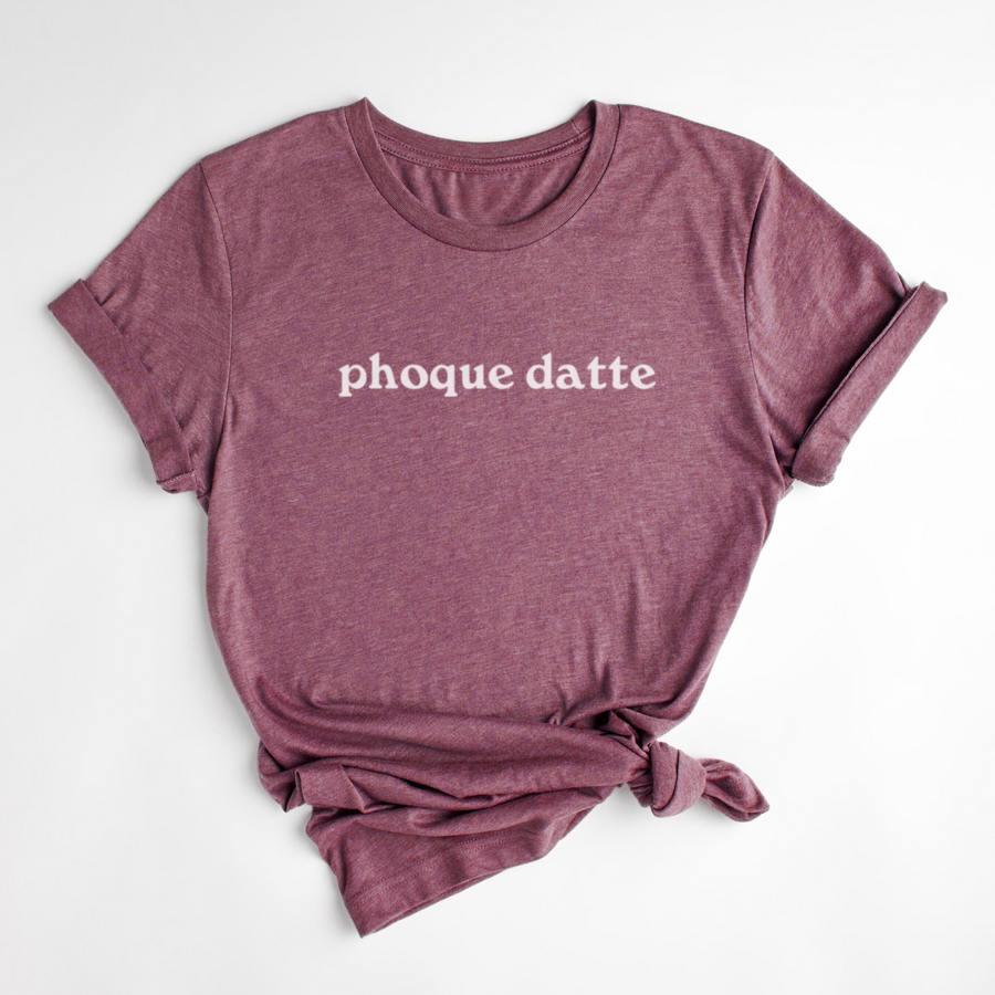 T-SHIRT PHOQUE DATTE - CERISE