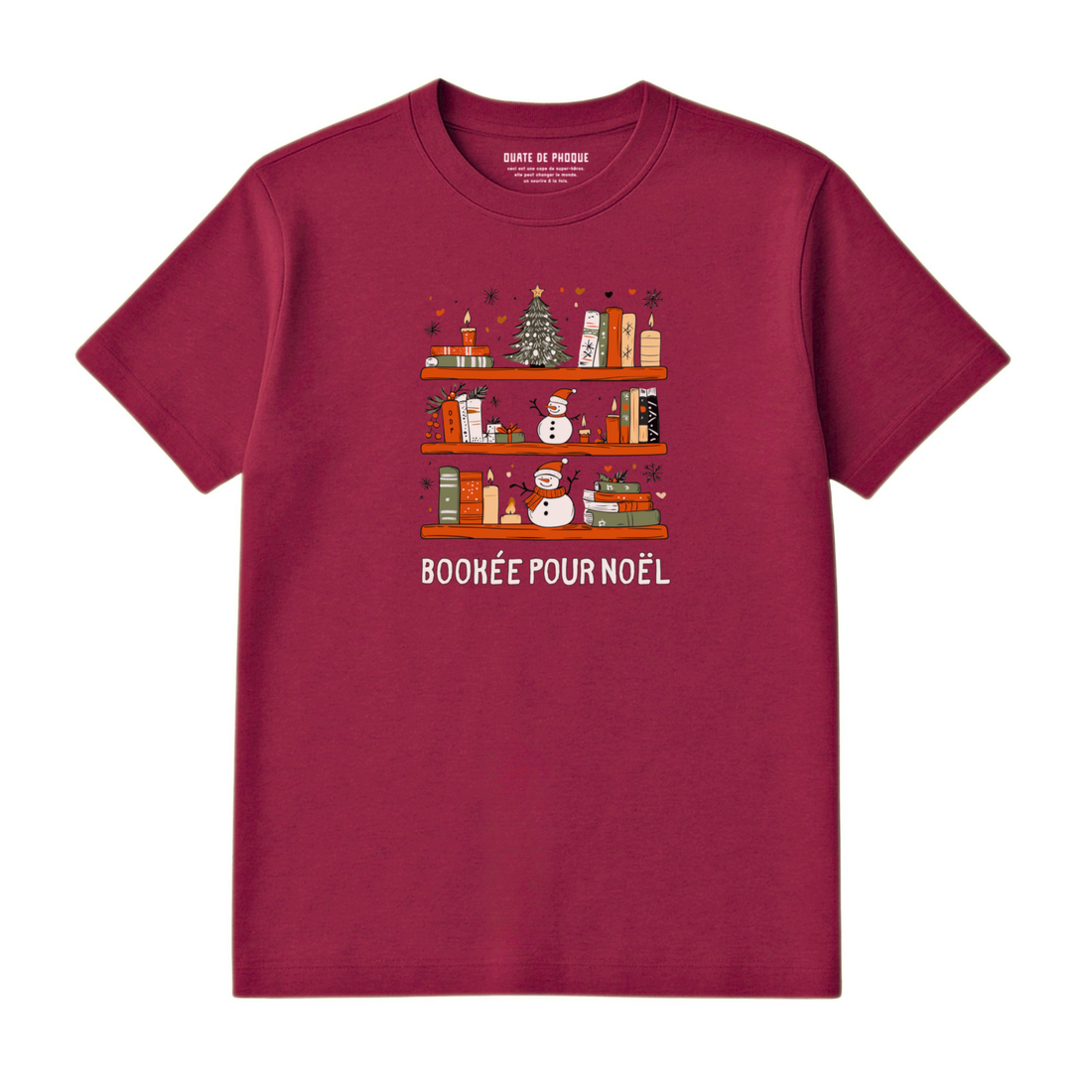 T-Shirt Bookée Noël