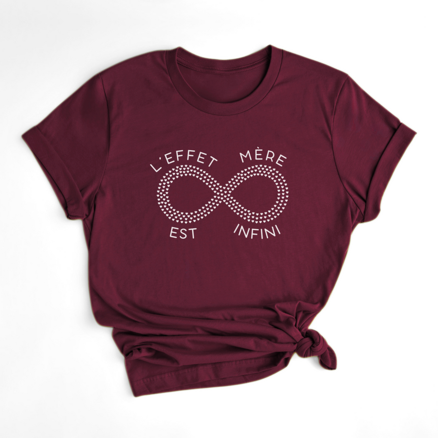 T-SHIRT EFFET MÈRE INFINI