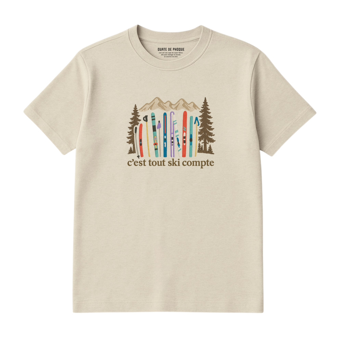 T-Shirt Ski Compte