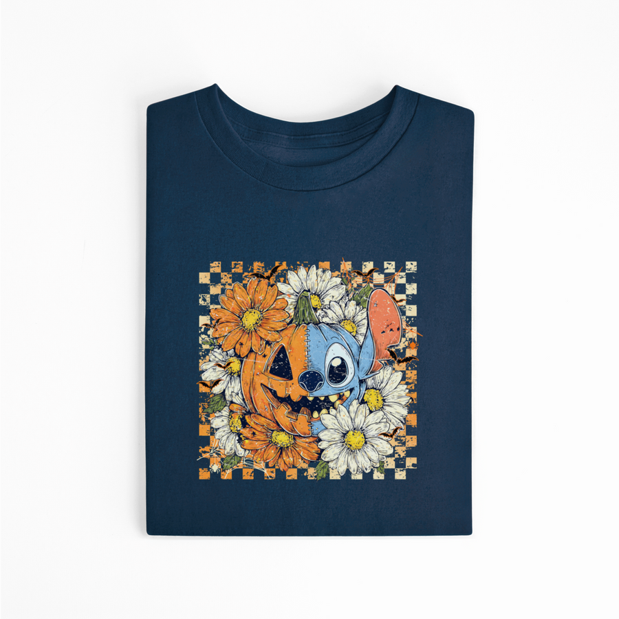 T-SHIRT STITCH CITROUILLE