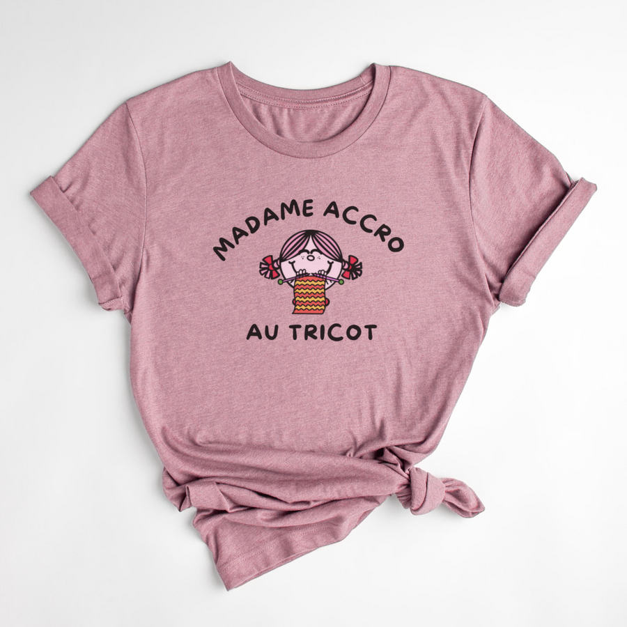 T-SHIRT MADAME TRICOT - SORBET