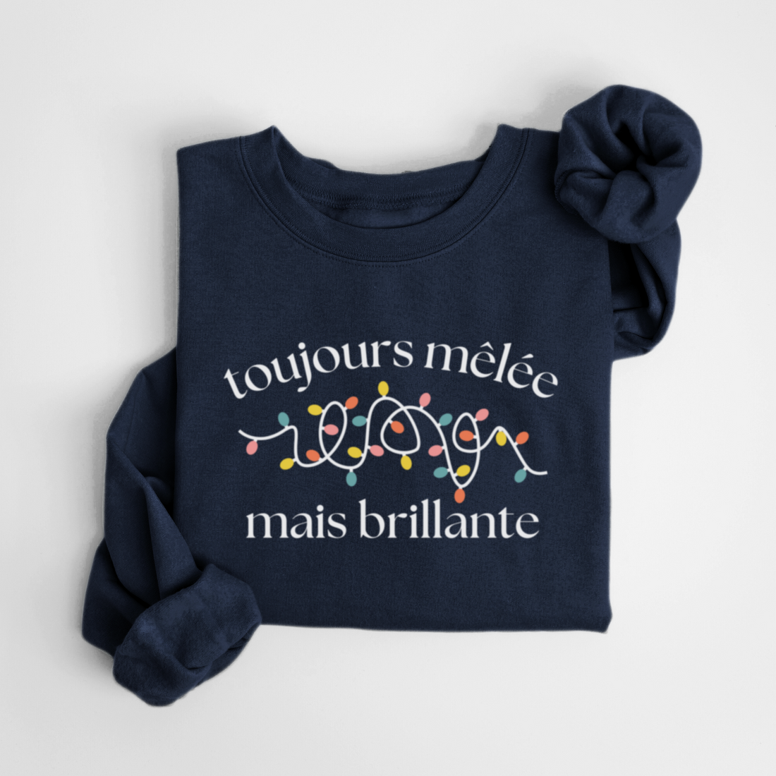 SWEATSHIRT TOUJOURS MÊLÉE - MARINE