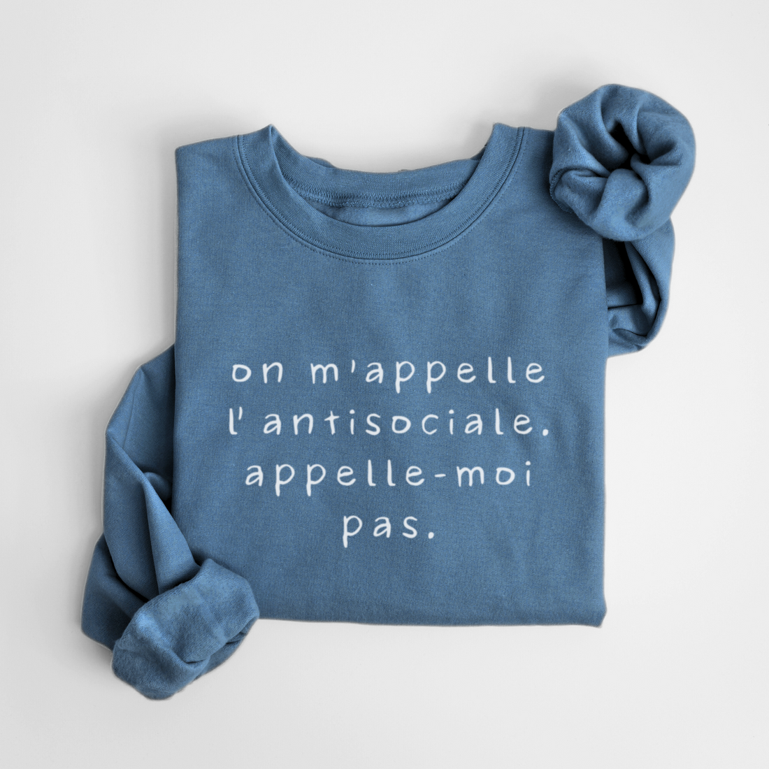 SWEATSHIRT ANTISOCIALE - DENIM