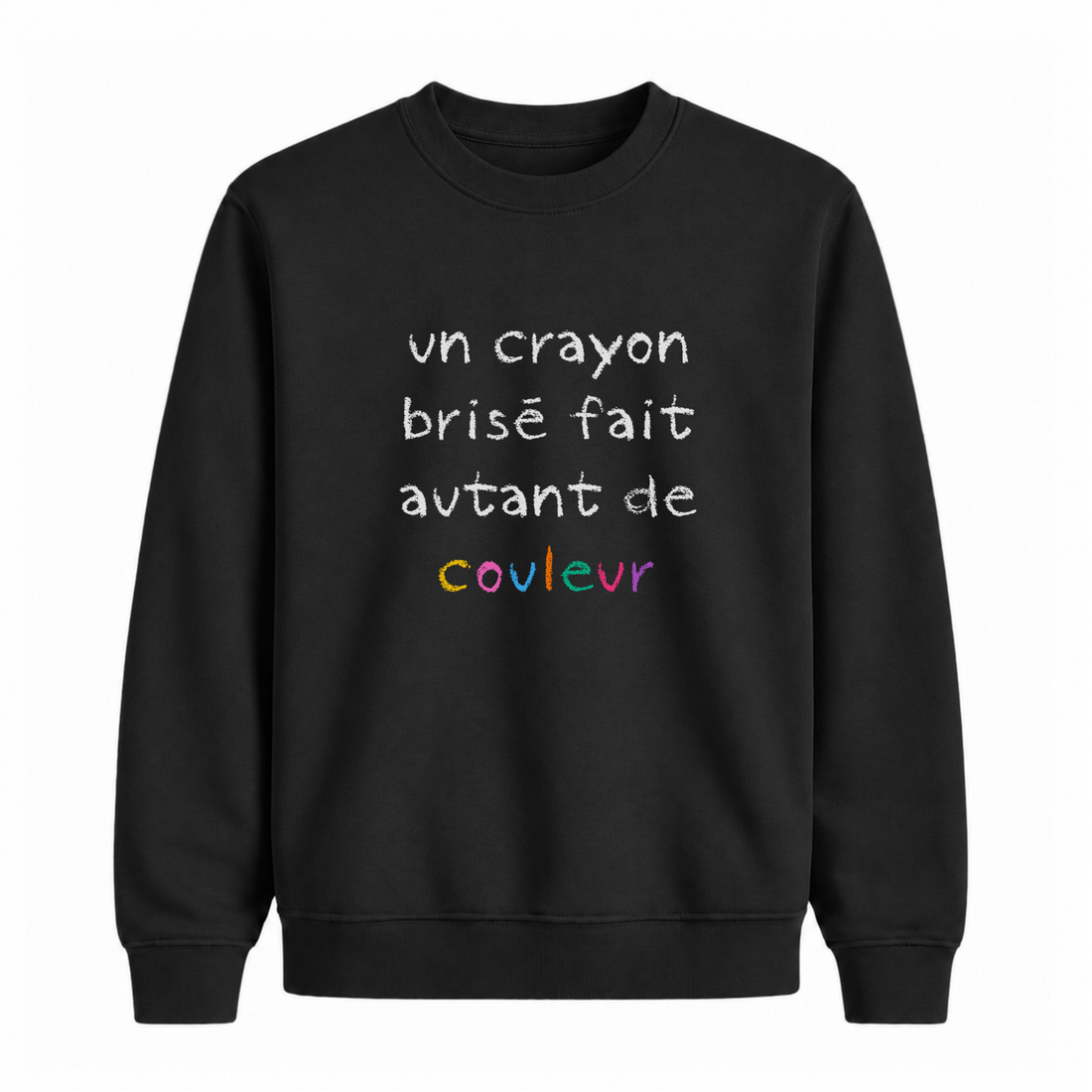 Sweatshirt Crayon Brisé