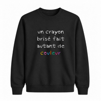 Sweatshirt Crayon Brisé
