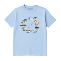 T-Shirt Chat Horloge