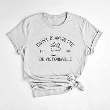 T-SHIRT DANIEL BLANCHETTE - BLANC