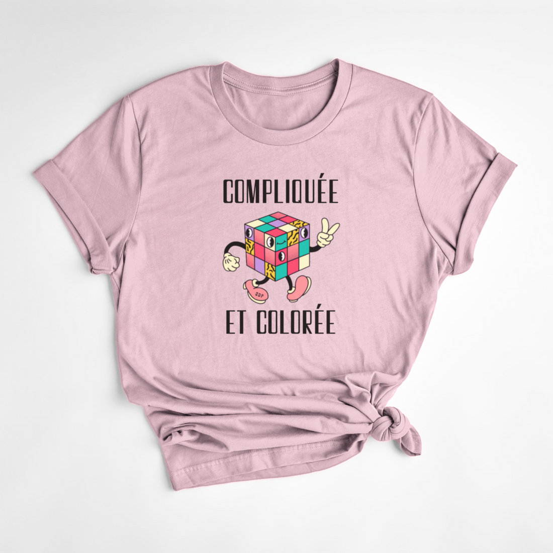 T-SHIRT COMPLIQUÉE ET COLORÉE - FLORAL