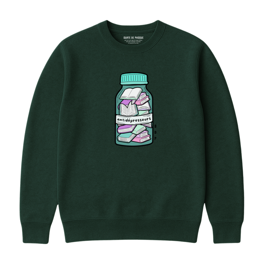 Sweatshirt Antidépresseurs Livres