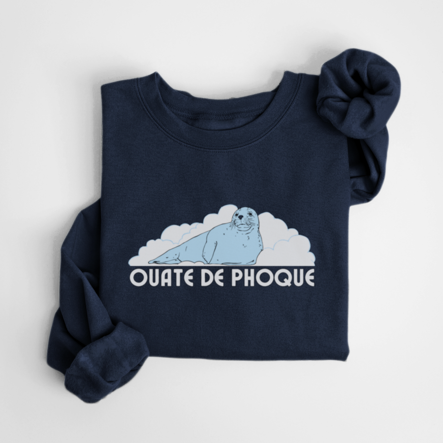 SWEATSHIRT OUATE DE PHOQUE - MARINE