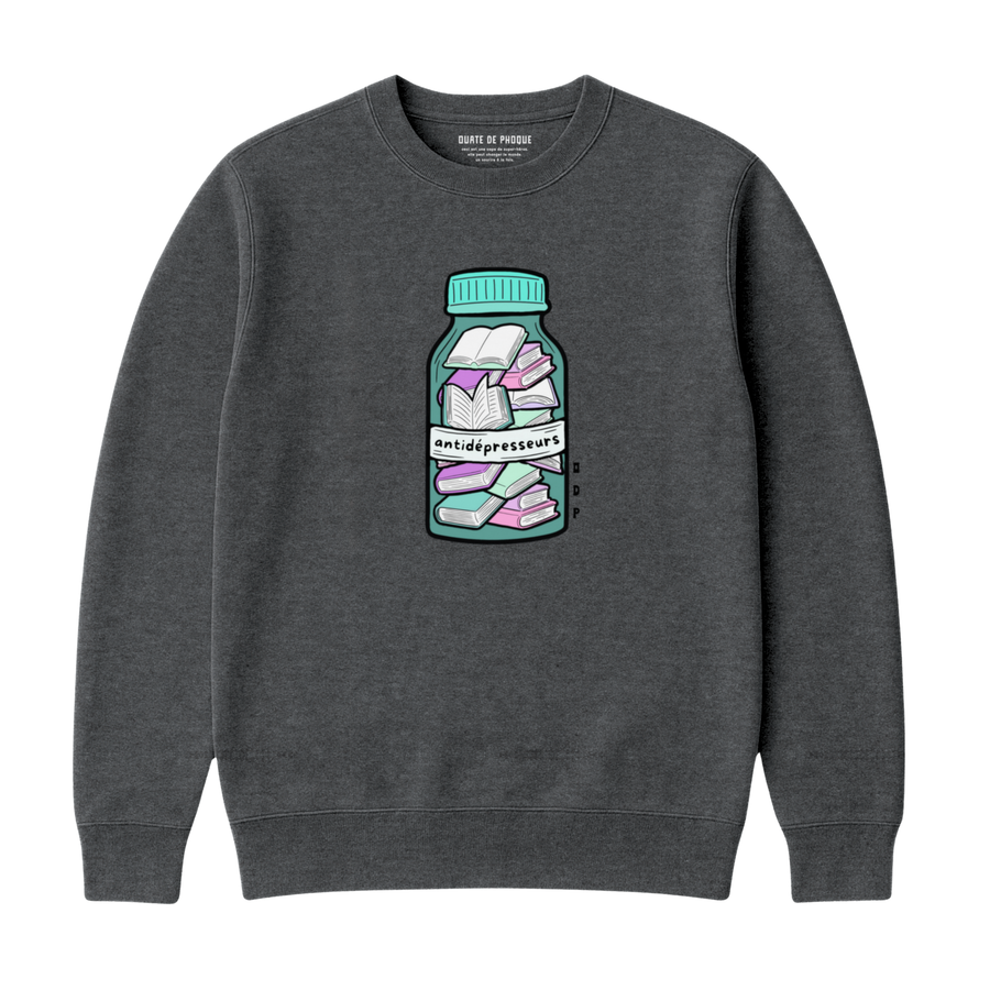Sweatshirt Antidépresseurs Livres