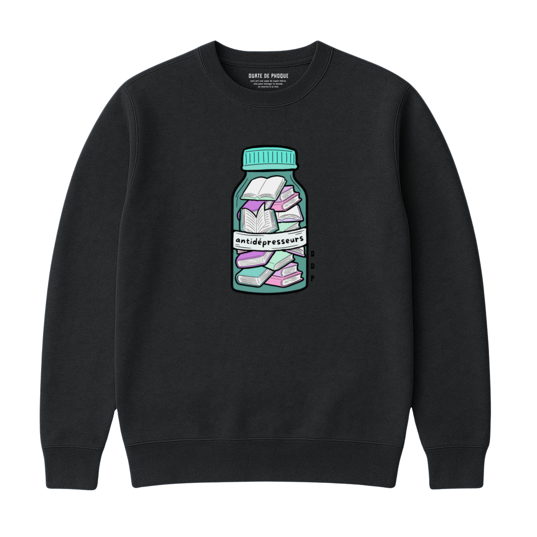 Sweatshirt Antidépresseurs Livres