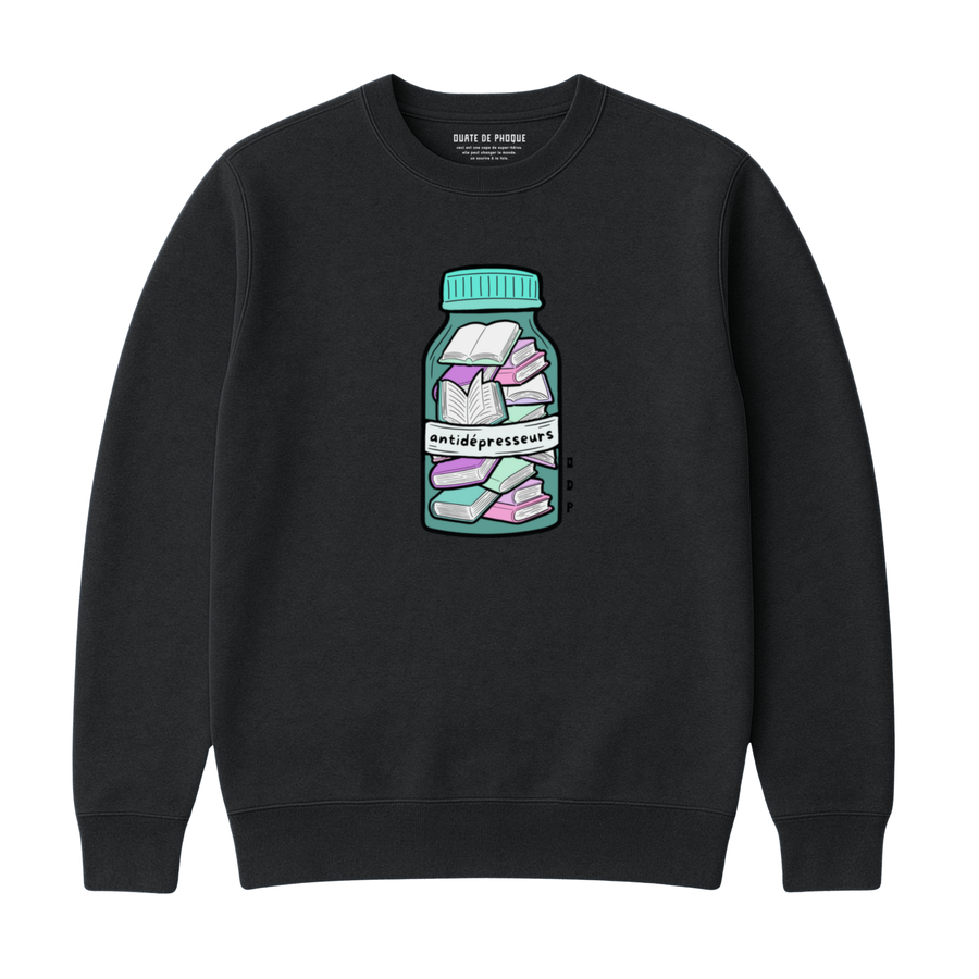Sweatshirt Antidépresseurs Livres
